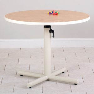 Round Gas Spring Adjustable Physical Therapy Table