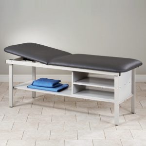 Model 83030 Eco Friendly Steel Patient Treatment Table with Shelving