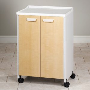 Mobile Medical Equipment Cabinet with Molded Top