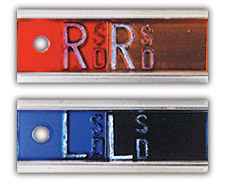 R & L 1/2" Elite Style Copper Filtered X-ray Markers