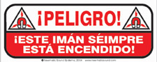 MRI Sign Magnet Always On (Spanish)