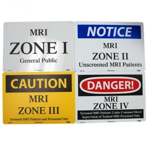 MRI Zone Signs