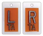 Personal Touch Colors - Orange Solid X-ray Film Markers