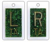 Personal Touch X-ray Film Markers - Glitter Green