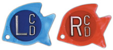 R & L 5/8" Tropical Fish X-ray Film Markers