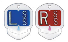 R & L 5/8" Skull X-ray Film Markers
