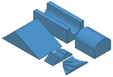 Adult Extremity Kit - Coated Patient Positioning Sponge Kit