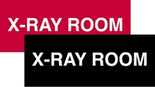 Sign: X-ray room