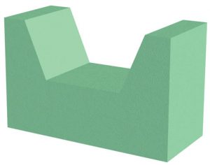 Child Myelogram Block - 8 x 14 x 10 - Stealth Cote