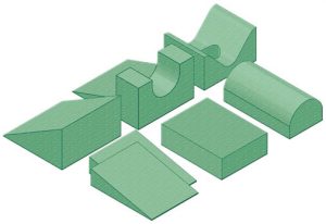 General Kit D - Coated Patient Positioning Sponge Kit