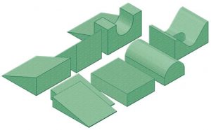 Ortho Kit B - Coated Patient Positioning Sponge Kit