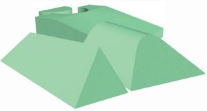 Ultrasound Patient Positioning Kit with Stealth-Cote