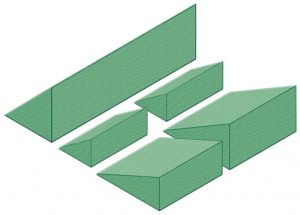 Wedge Kit B - Coated Patient Positioning Sponge Kit
