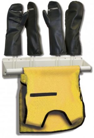Techno-Aide X-ray Apron & Glove Rack