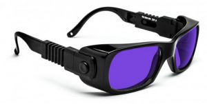 Dye Diode and HeNe Ruby Laser Safety Glasses - Model #300
