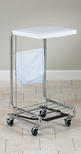 Square Tilt-Lid Hamper - White Lid