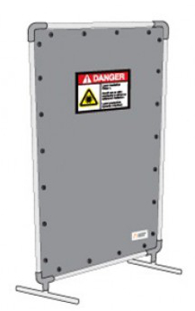 4 x 8 ft Laser Safety Barrier