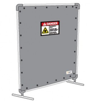 6 x 7 ft Laser Safety Barrier