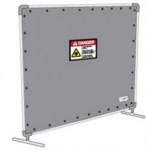 8 x 7 ft Laser Safety Barrier