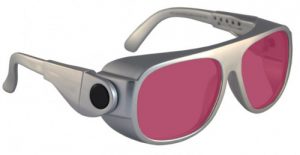 Alexandrite/Diode Laser Safety Glasses - Model #66 - Silver