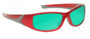 Helium Neon Alignment Laser Safety Glasses - Model #808 - Red