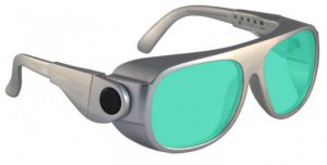 Ruby Filter Laser Safety Glasses - Model #66 - Silver