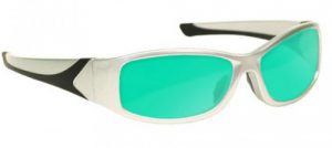 Ruby Laser Safety Glasses - Model #808 - Silver