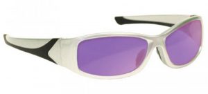 DYE SFP Filter Laser Safety Glasses - Model 808 - Silver
