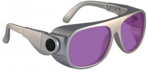 DYE SFP Filter Laser Safety Glasses - Model #66 - Silver