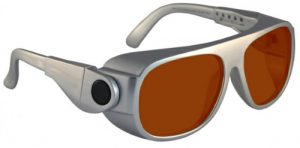 Diode Yag Harmonics Laser Safety Glasses - Model #66 - Silver