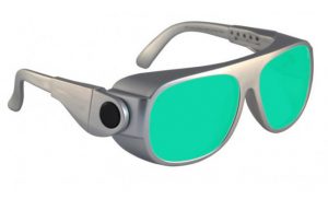 Helium Neon Alignment Laser Safety Glasses - Model #66 - Silver
