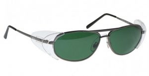 Industrial Metal Glassworking Safety Glasses - BoroView 3.0 - Pewter