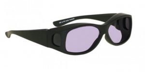 Model 33 Euro Fitover Glassworking Safety Glasses - Phillips 202 ACE - Black