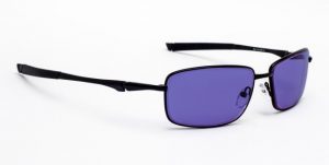 Model 116 Glassworking Safety Glasses - Polycarbonate Sodium Flare - Black