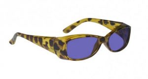 Model 375 Glassworking Safety Glasses - Polycarbonate Sodium Flare - Tortoise