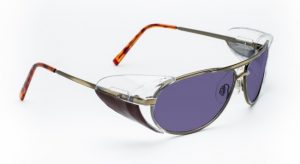 Model 600 Glassworking Safety Glasses - Polycarbonate Sodium Flare - Gold