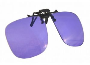 Universal Clip-On Glassworking Safety Glasses - Polycarbonate Sodium Flare