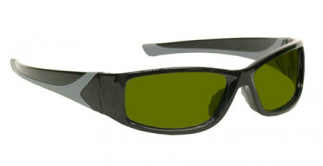 Blue/Green/Red Laser Strike Protection for Pilots and Police - Model 808 - Black