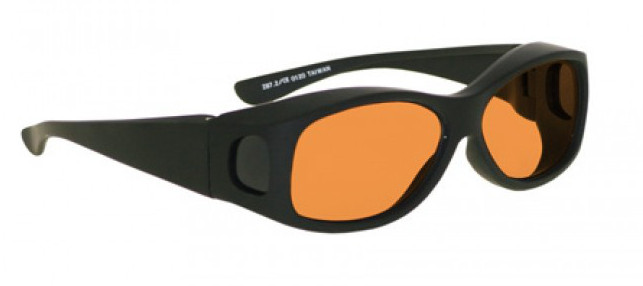 Green Beam Laser Strike Safety Glasses for Pilots / Police / Emergency Personnel - Model 33 Fitover