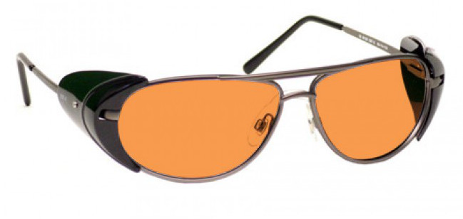 Green Beam Laser Strike Safety Glasses for Pilots / Police / Emergency Personnel - Model Aviator - 600