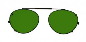 Round Clip-On Glassworking Safety Glasses - BoroView 3.0