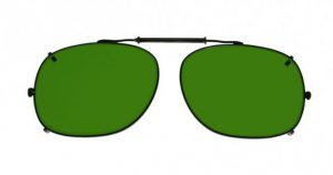 Square Clip-On Glassworking Safety Glasses - BoroView 3.0