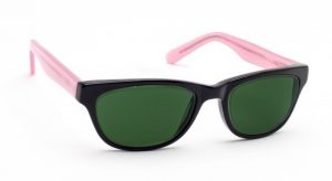 Geek Cat 01 Glassworking Safety Glasses - BoroView 5.0 - Black and Pink
