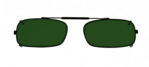 TruRec Clip-On Glassworking Safety Glasses - BoroView 5.0