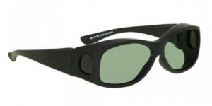 Phillips Fitover Glassworking Safety Glasses - Light Green Filter