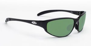 Model 533 Glassworking Safety Glasses - Light Green Filter  - Black