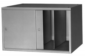 One Shelf Vertifile with Doors