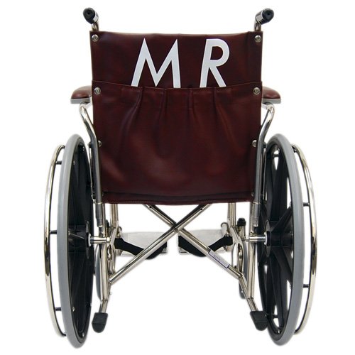 24” Wide Non-Magnetic MRI Wheelchair w/ Detachable Footrests