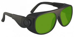 Alexandrite Diode YAG Advanced Laser Safety Glasses - Model #66 - Black