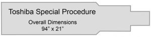 Toshiba Special Procedures Table Pad